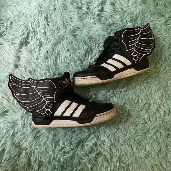 Jeremy Scott x Adidas Wings 2.0 black white - Picture 1 of 3